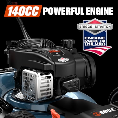 SENIX Self-Propelled Gas Lawn Mower - Effortless Lawn Care - DIY Builder's Hub