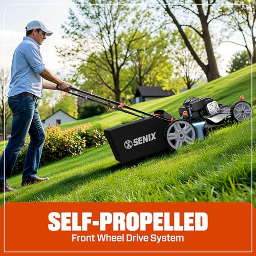 SENIX Self-Propelled Gas Lawn Mower - Effortless Lawn Care - DIY Builder's Hub