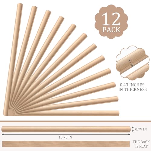 12-Piece Decorative Wood Trim Set for DIY Projects - Image 2