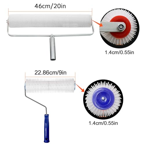 Self-Leveling Cement Tool Kit with Spiked Roller & Accessories - Image 3