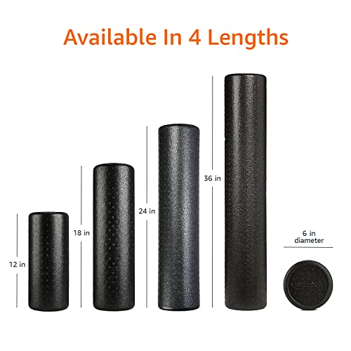 High Density Foam Roller by Amazon Basics - Premium Support - Image 4