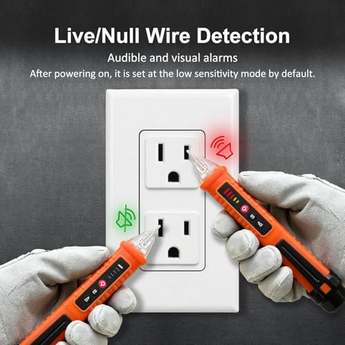 High-Precision Non-Contact Voltage Tester with Alarm Alert - Image 3