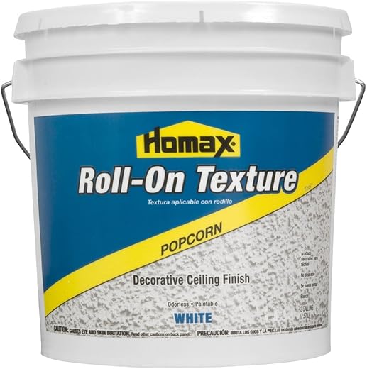 Homax Popcorn Ceiling Texture Roll-On – White Finish Homax Popcorn Ceiling Texture Roll-On – White Finish