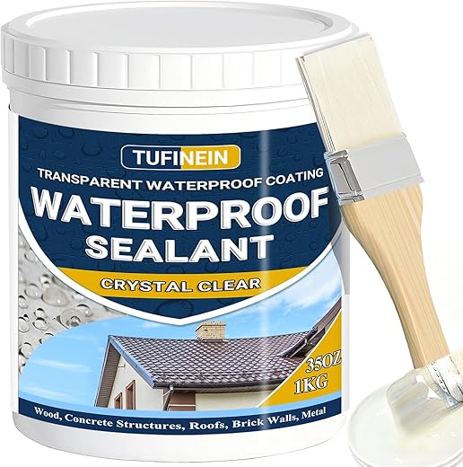 TUFINEIN 35oz Waterproof Clear Sealant for Ultimate Protection TUFINEIN 35oz Waterproof Clear Sealant for Ultimate Protection
