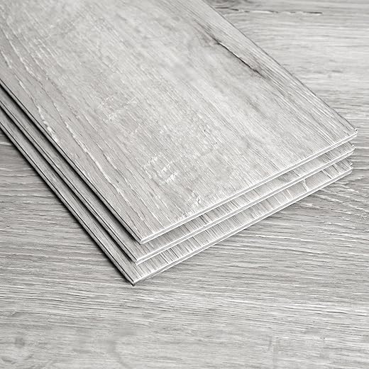 DIY Interlocking Vinyl Flooring Planks - Easy Installation