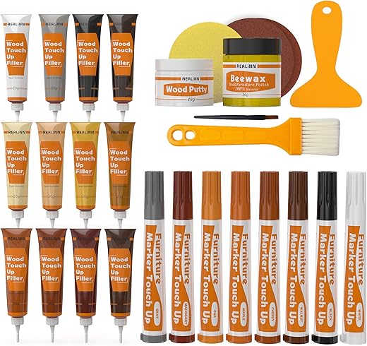 All-in-One Wood Repair Kit with Markers for Easy Fixes All-in-One Wood Repair Kit with Markers for Easy Fixes