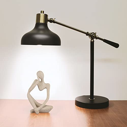 Elegant Sandstone Resin Thinker Sculpture for Home Decor - DIY Builder's Hub
