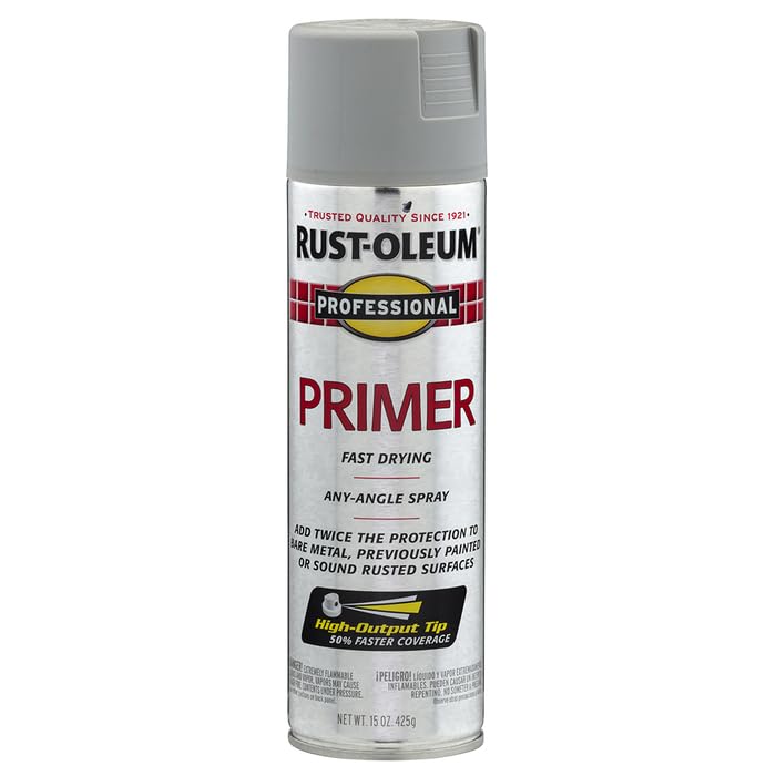 Rust-Oleum Professional Spray Primer - 12 oz Pack - DIY Builder's Hub
