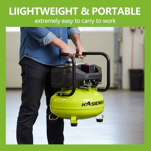 150 PSI 6-Gallon Oil-Free Air Compressor - Quiet & Portable - DIY Builder's Hub