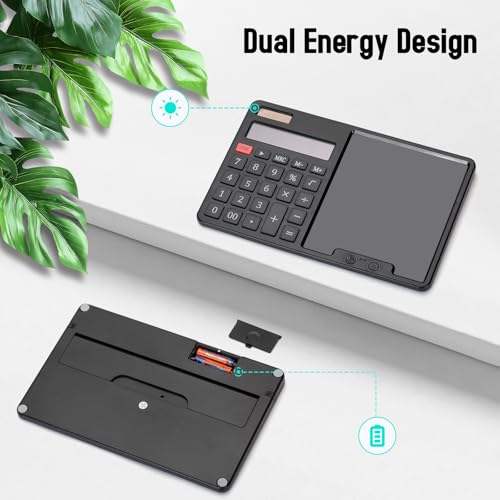 Dual Power Calculator with Notepad - Portable and Versatile - DIY Builder's Hub