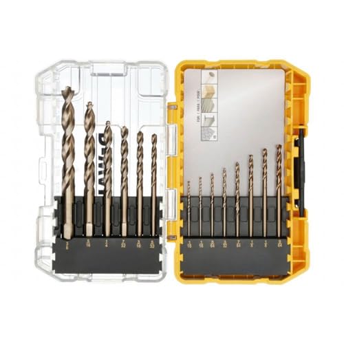 DEWALT 14-Piece Cobalt Steel Drill Bit Set with Pilot Point - DIY Builder's Hub