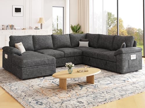 108-Inch Sleeper Sectional Sofa with Storage Solutions - DIY Builder's Hub