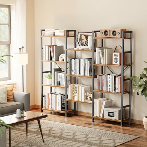 Rustic 4-Tier Bookshelf - Stylish Storage for Home Office - DIY Builder's Hub