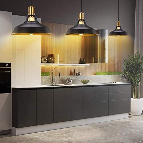Set of 3 Pynsseu Industrial Pendant Lights for Stylish Spaces - DIY Builder's Hub
