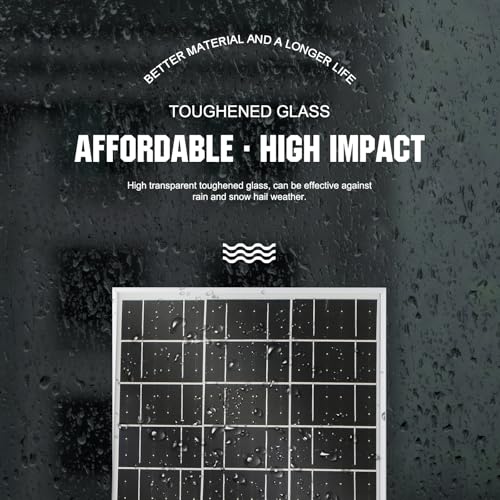 25W High-Efficiency Monocrystalline Solar Panel Charger - DIY Builder's Hub