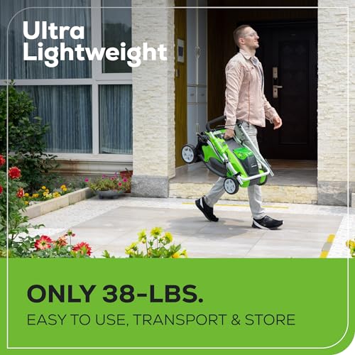 Greenworks 40V Battery-Powered Lawn Mower for Easy Cutting - DIY Builder's Hub