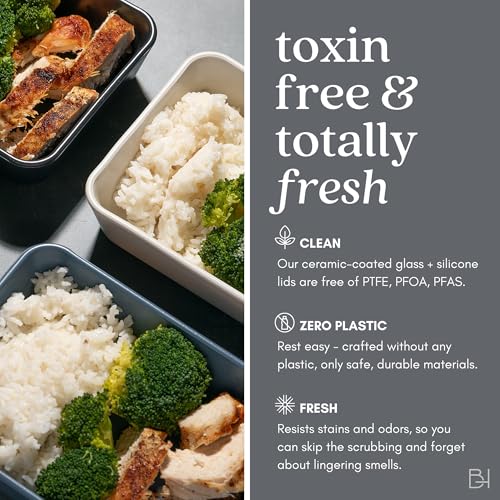 Non-Toxic 10-Piece Glass Food Storage Container Set - DIY Builder's Hub