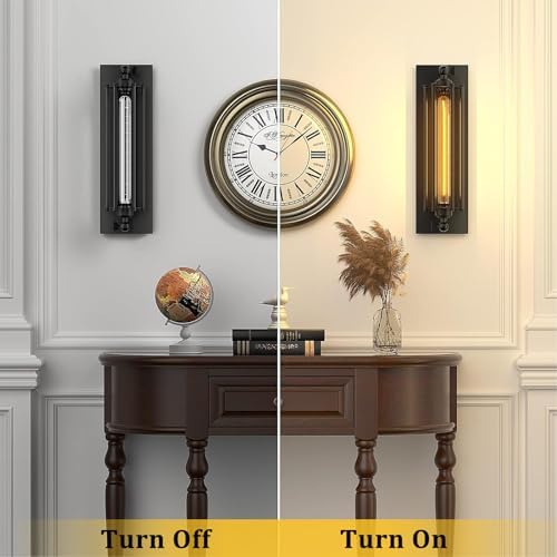Stylish Industrial Black Wall Sconces for Home Decor - DIY Builder's Hub