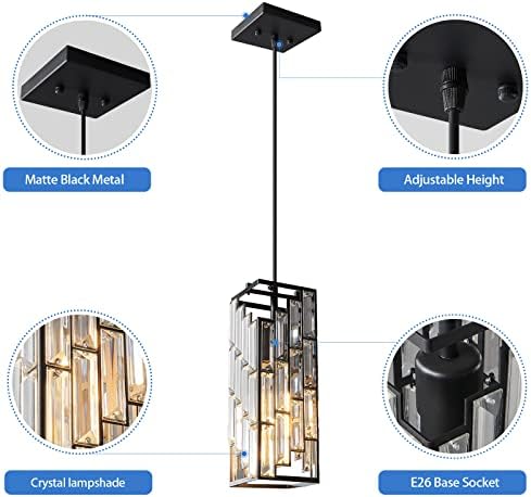 Stylish Mini Crystal Pendant Light for Modern Interiors - DIY Builder's Hub