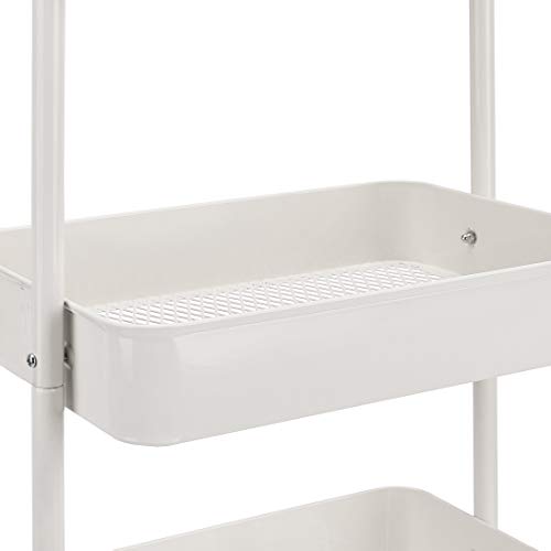 Amazon Basics 3-Tier Rolling Utility Cart - Versatile Storage Solution - DIY Builder's Hub
