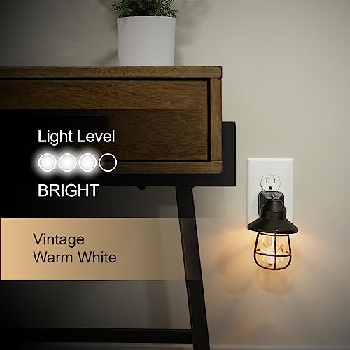 Vintage LED Night Light 2-Pack by GE - Soft Glow Ambiance - DIY Builder's Hub