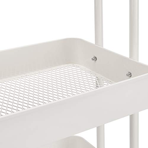 Amazon Basics 3-Tier Rolling Utility Cart - Versatile Storage Solution - DIY Builder's Hub