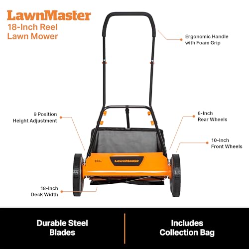 Premium Push Reel Lawn Mower by LawnMaster - DIY Builder's Hub