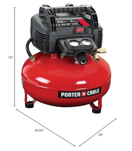 PORTER-CABLE 6-Gallon Oil-Free Pancake Air Compressor - DIY Builder's Hub