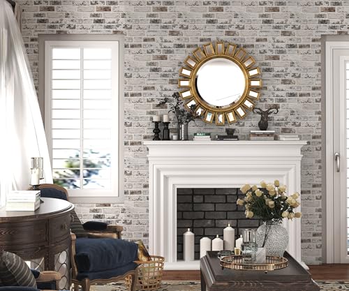 Peel and Stick Removable Brick Wallpaper for Easy Decor - DIY Builder's Hub