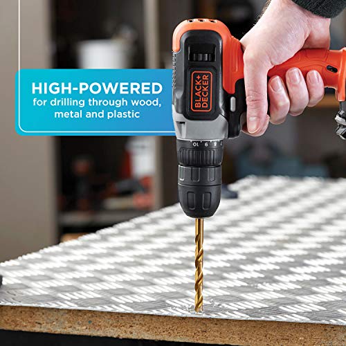 BLACK+DECKER 20V MAX Cordless Drill Kit with Battery & Charger - DIY Builder's Hub