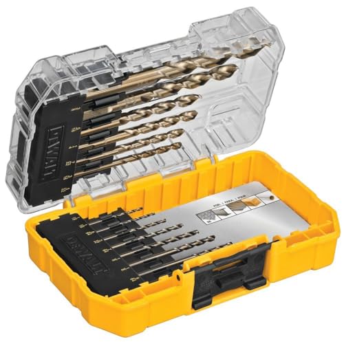 DEWALT 14-Piece Cobalt Steel Drill Bit Set with Pilot Point - DIY Builder's Hub