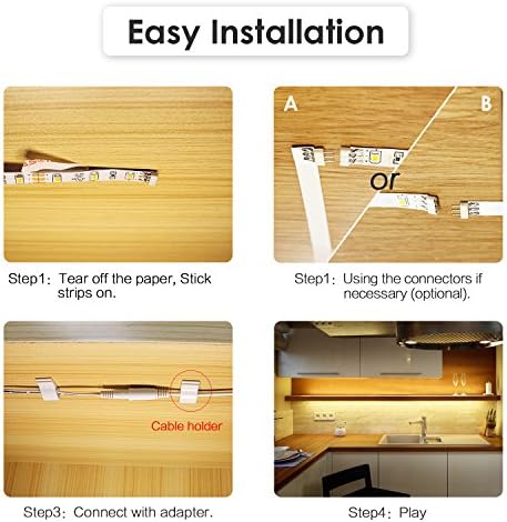 Dimmable LED Under-Cabinet Lighting Set for Home Use - DIY Builder's Hub