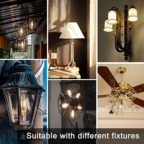 Dimmable Vintage Edison Bulbs - Elegant Lighting Solution - DIY Builder's Hub