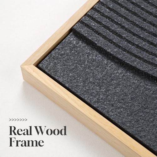 Boho 3D Textured Framed Wall Art for Unique Home Decor - DIY Builder's Hub