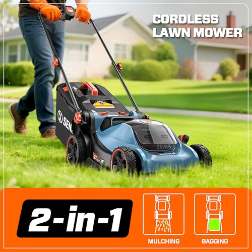 SENIX 40V Cordless Electric Lawn Mower - Eco-Friendly Power - DIY Builder's Hub