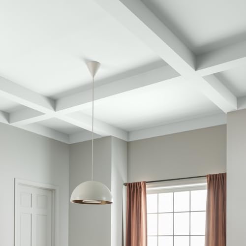 Glidden Flat White Ceiling Paint - 1 Quart for Easy Application - DIY Builder's Hub