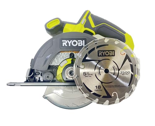 Ryobi 18V Cordless 5-1/2" Circular Saw for Precision Cutting - DIY Builder's Hub
