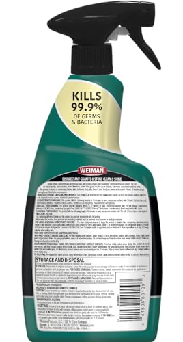 Weiman Granite Cleaner & Disinfectant - Streak-Free Shine - DIY Builder's Hub