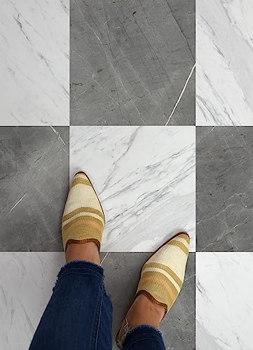 Peel and Stick Floor Tiles by Chris Loves Julia - Easy Install - DIY Builder's Hub