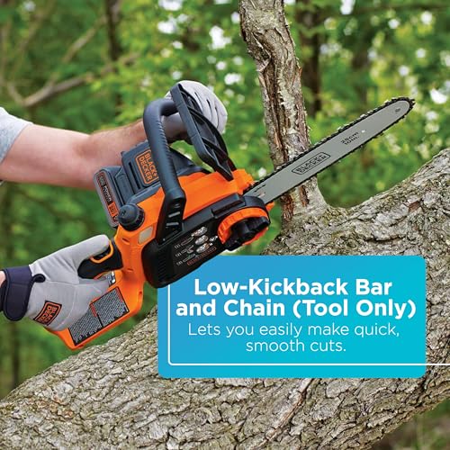 BLACK+DECKER 20V MAX 10-Inch Cordless Chainsaw for Wood Cutting - DIY Builder's Hub