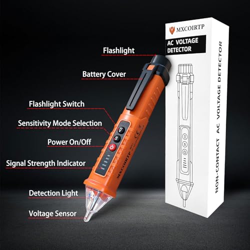 High-Precision Non-Contact Voltage Tester with Alarm Alert - DIY Builder's Hub